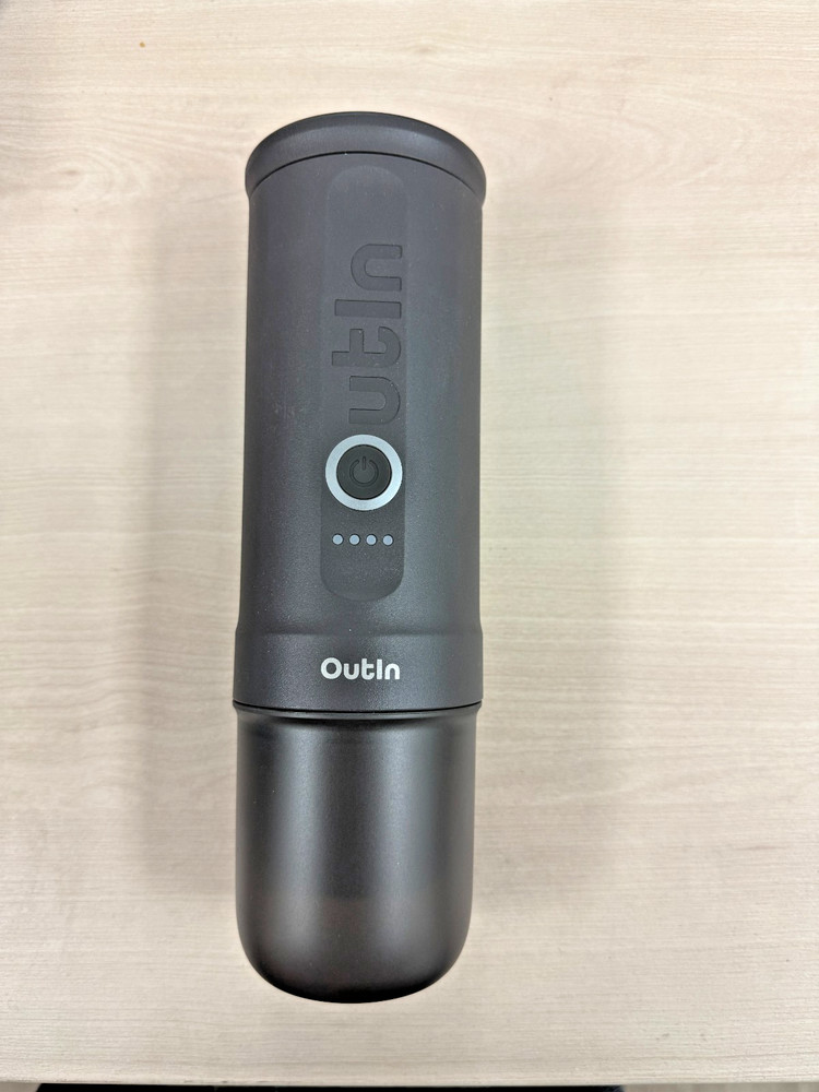 Space Gray Nano Self-Heating Espresso Maker - USB-C Travel Coffee Solution