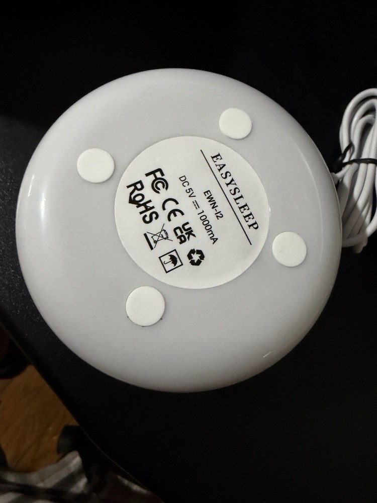 EASYSLEEP SOUND NOISE MACHINE WHITE NEW