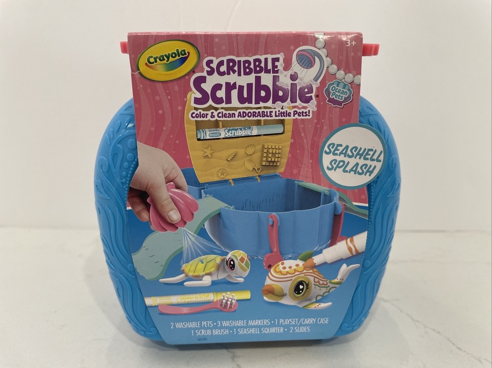 Crayola Scribble Scrubbie Ocean Pets Seashell Splash Set