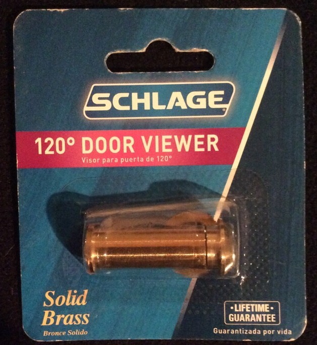 SCHLAGE Solid Brass Door Viewer Lifetime guarantee