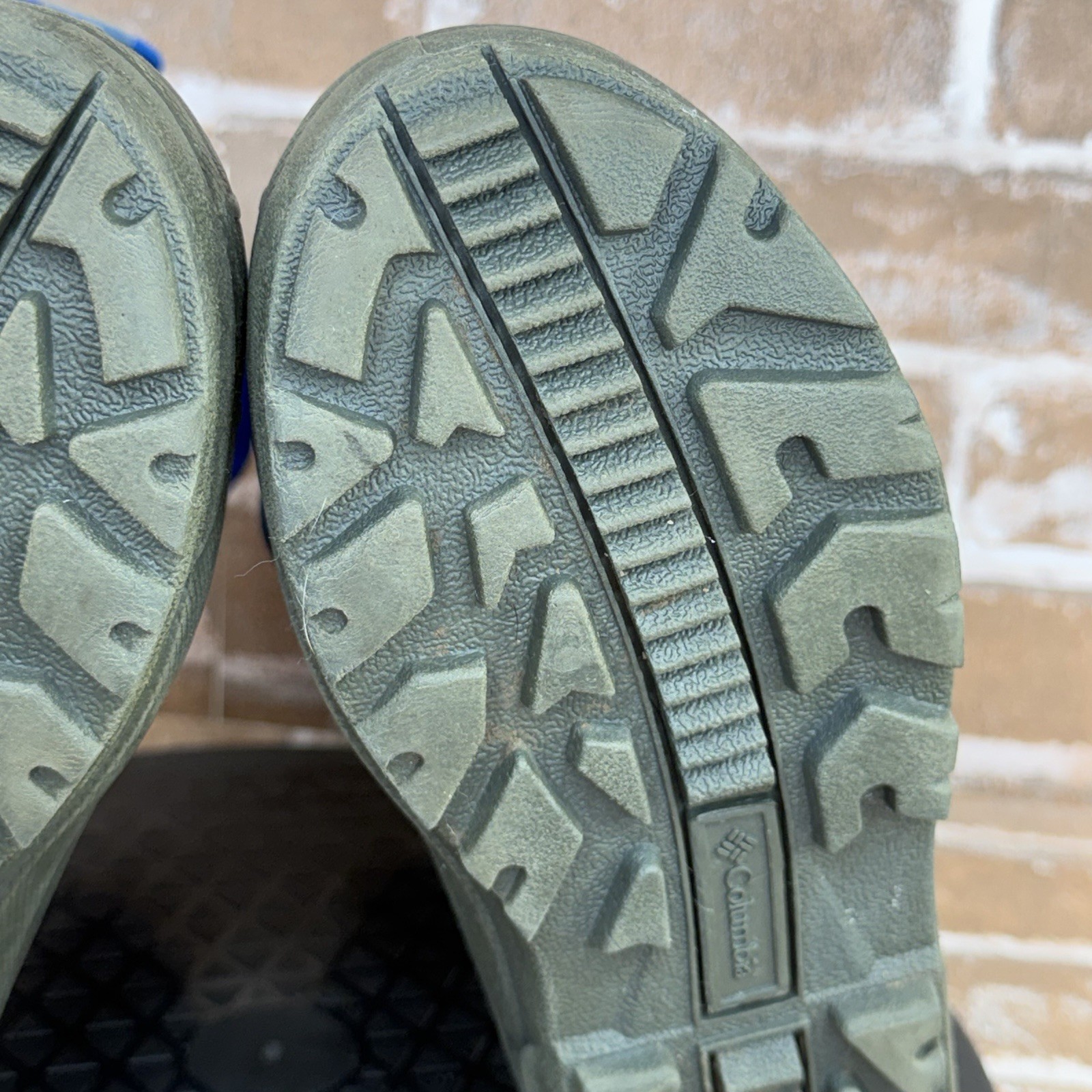 Columbia Powderbug Plus II Waterproof Winter Snow Boots Blue Boys Youth Size 1