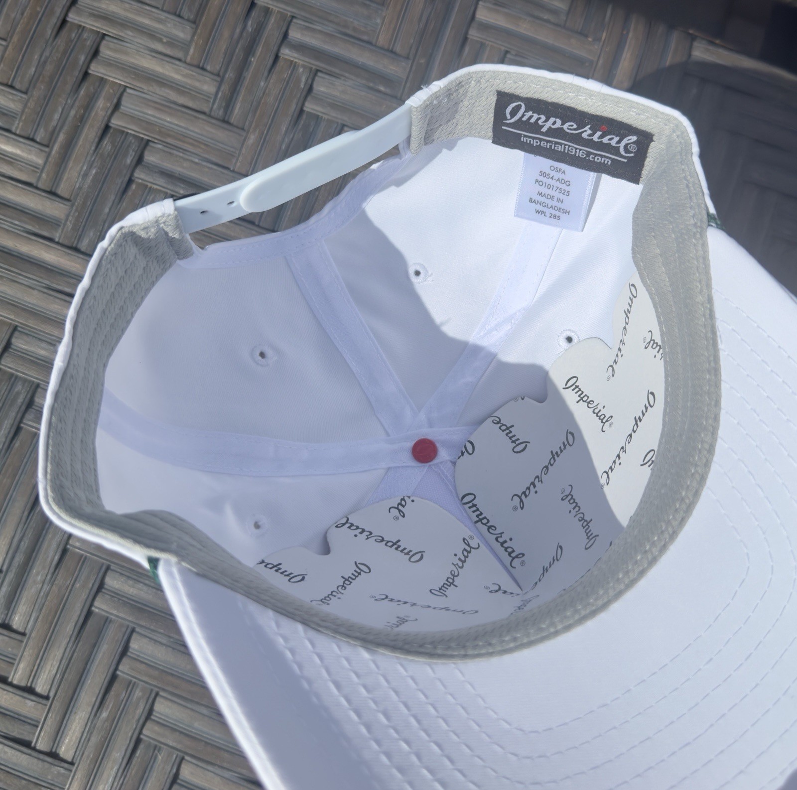 **NEW** The Tree Farm Tree Monster White Imperial Rope SnapBack Golf Hat Cap