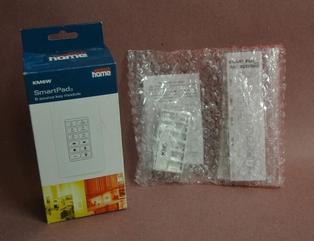 Xantech Home KM6W SmartPad3 6 Source Key Module White 6 Basic Functions