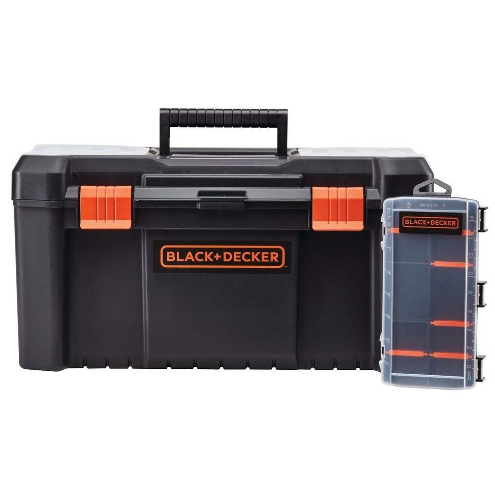 Black & Decker BDST60096AEV 10-Compartment 16" Toolbox & Organizer New