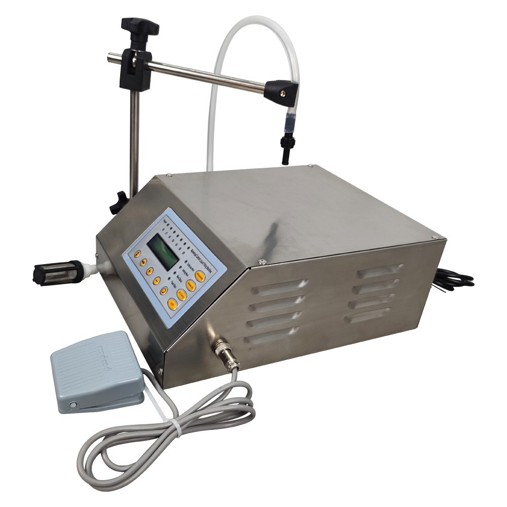 Semi-Automatic Liquid Filling Machine Automatic Counting LCD Display 110V