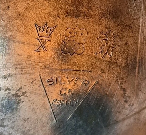 Vintage Silver-Plated Covered Butter Dish