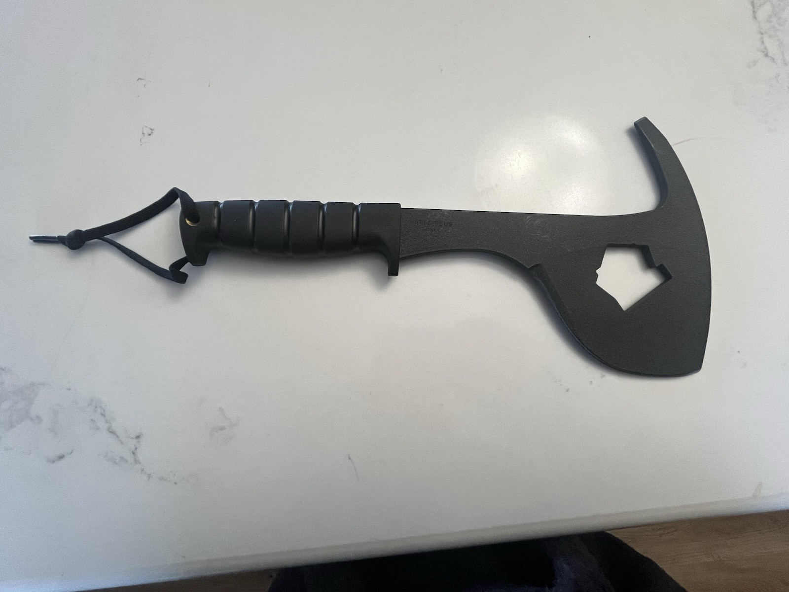 Ontario Spec Plus SP16 SPAX Axe Survival Tool & Camo Scabbard