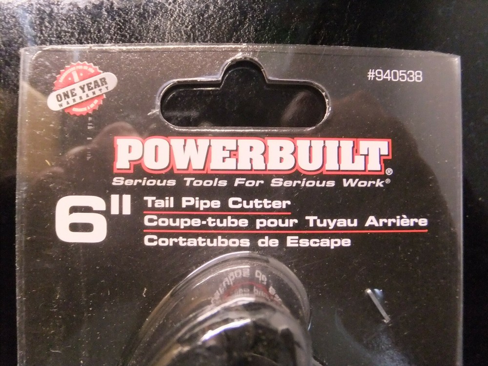 Powerbuilt 6" Tail Pipe Cutter