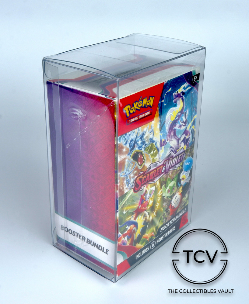 Pokemon Booster Bundle Box Protector Display Case 1-Pack (0.6mm Thick)