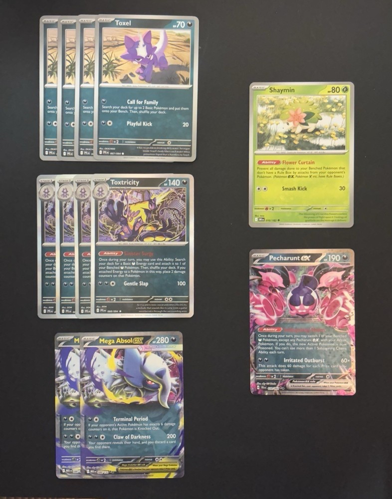Mega Absol EX Deck STARTER Bundle - Mega Evolution - Pokemon TCG - NM