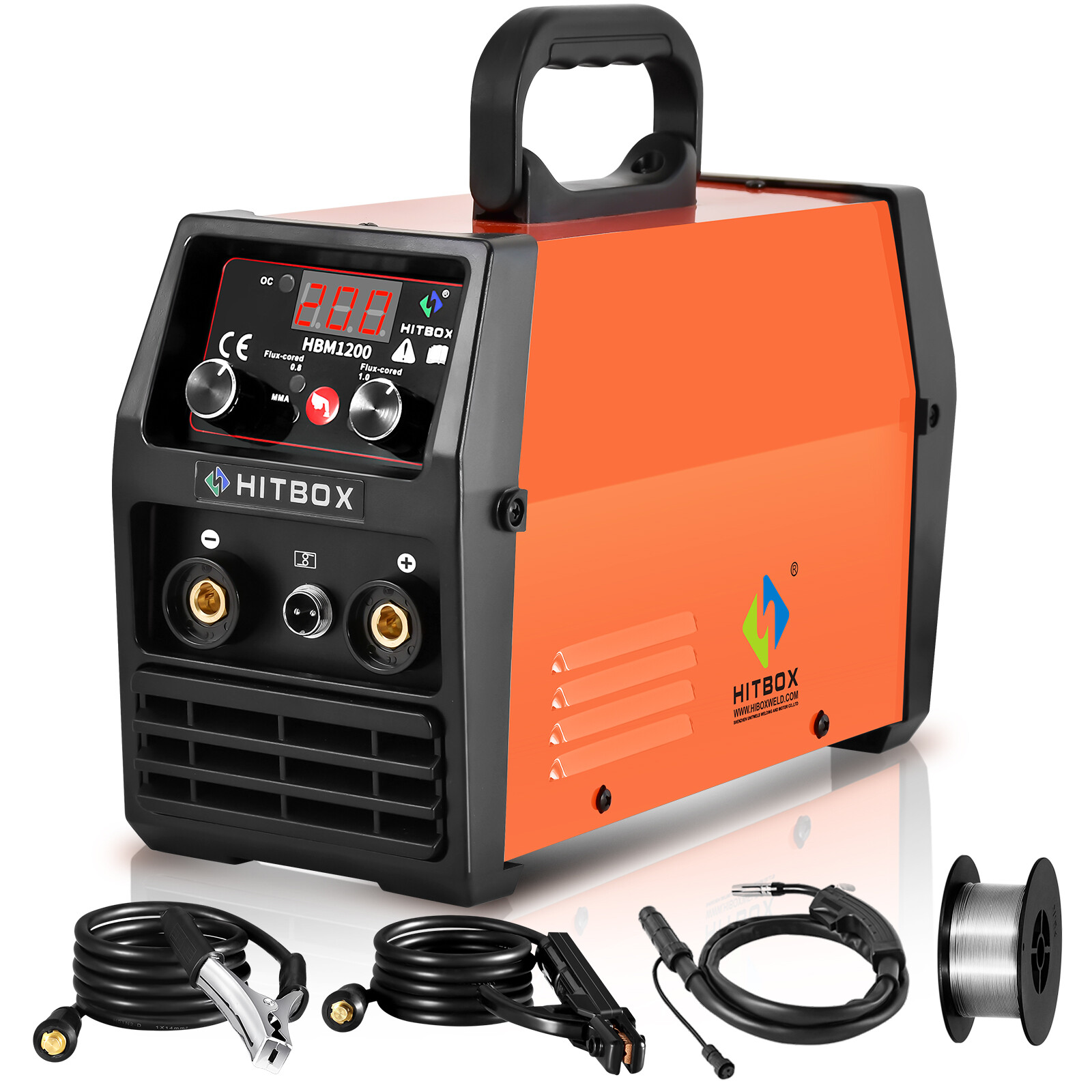 HITBOX 3 in 1 MIG Welder Flux Core Wire 110V/220V MMA TIG MIG Welding Machine*