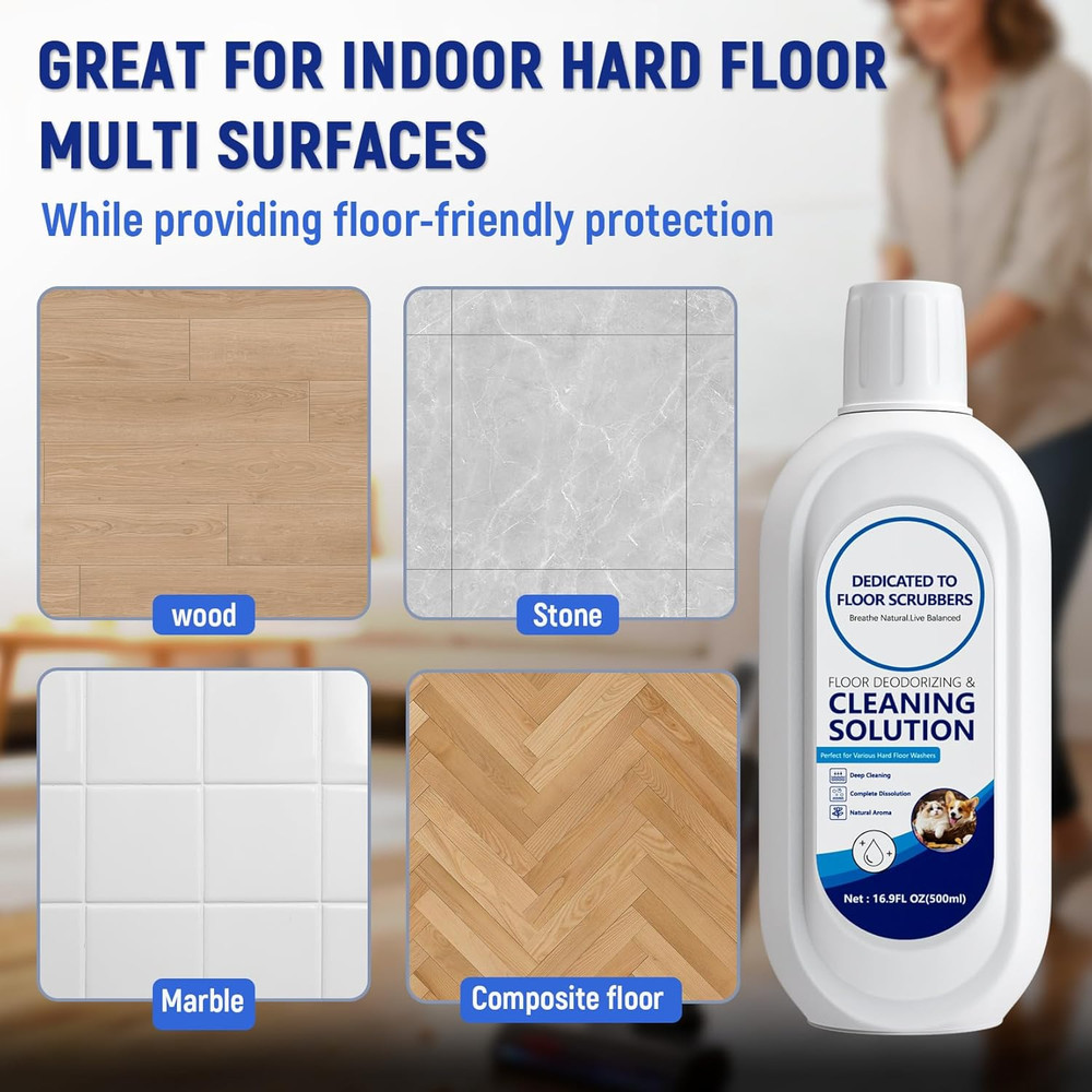 5 Bottle Multi-Surface Floor Cleaning Solution Compatible with Tineco iFLOOR 2/3