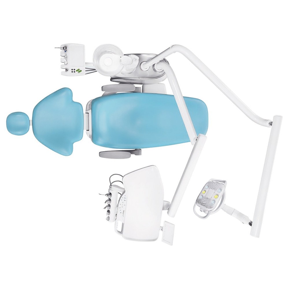 Dental Chair Unit Computer Controlled+ Stool/Portable Delivery Unit Compressor