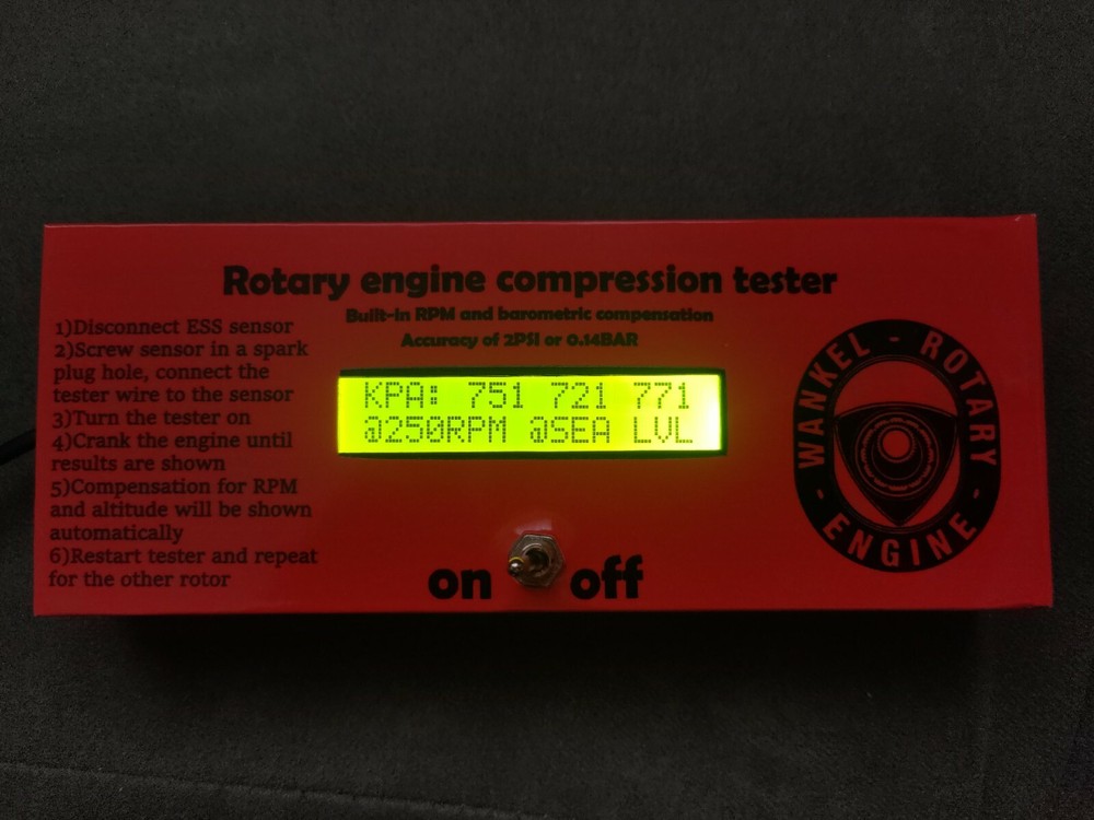 Rotary Engine Compression Tester MAZDA RX8 RX7 13B 12A 20B