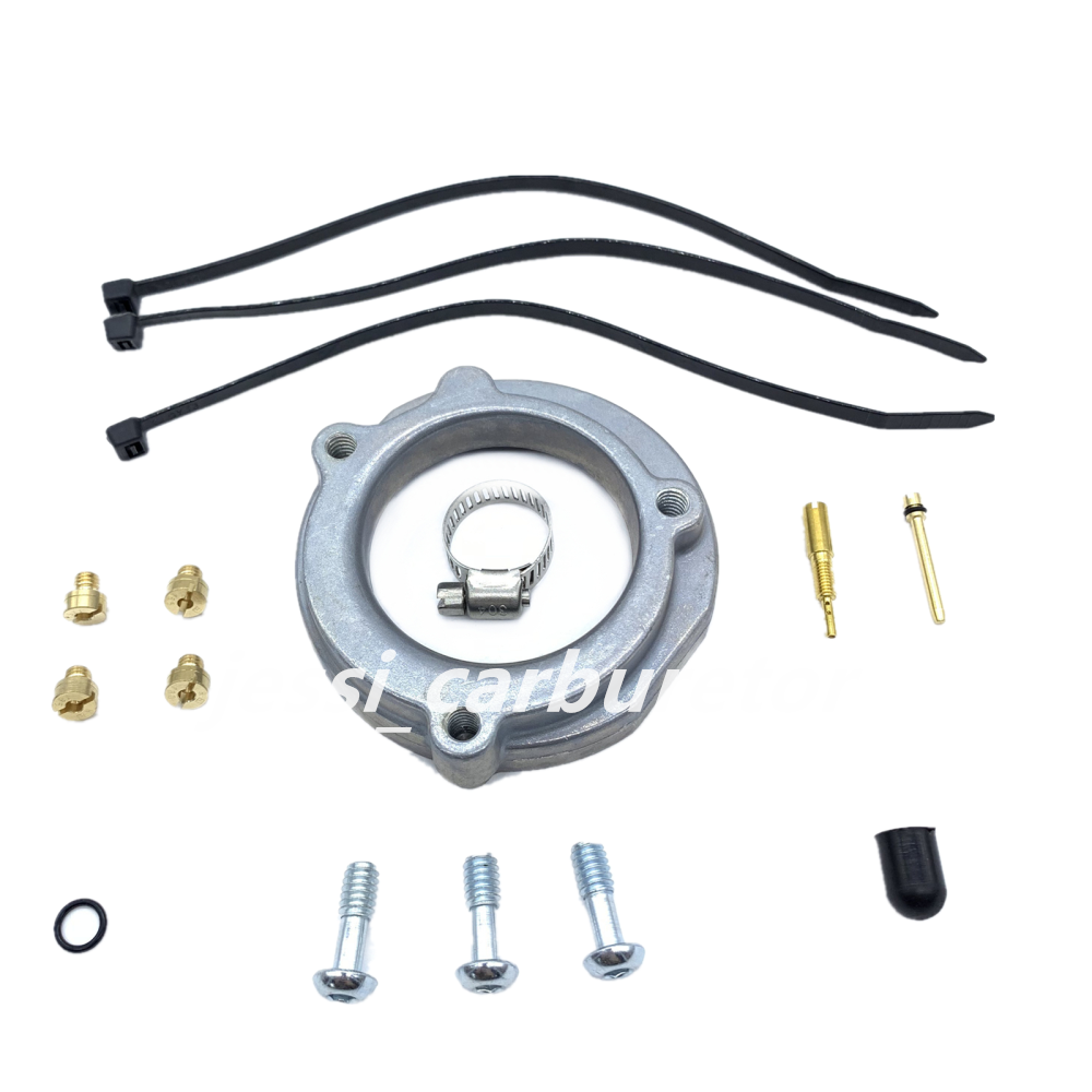 Polish Carburetor for Mikuni 42mm Harley HSR42 Evo Evolution Twin Cam TM42 Carb