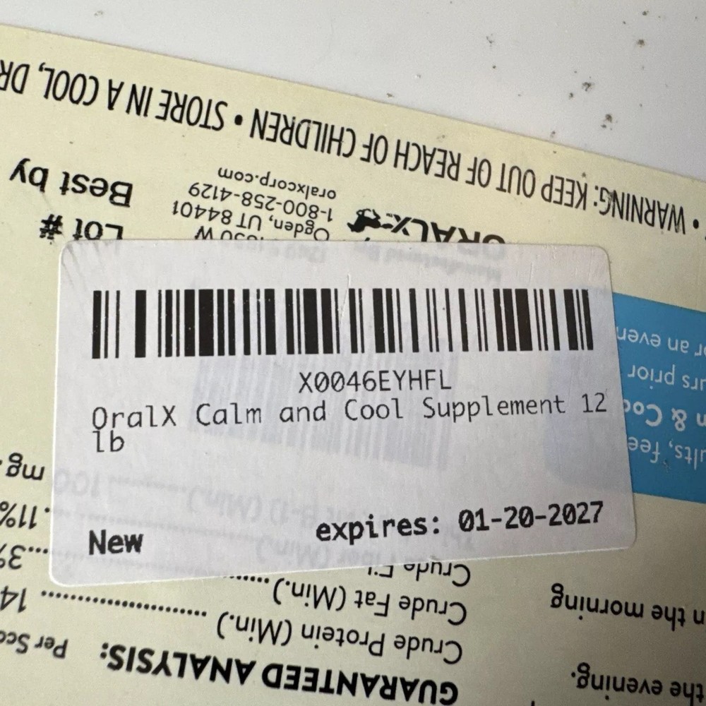 Calm & Cool Pellets, 12 lb