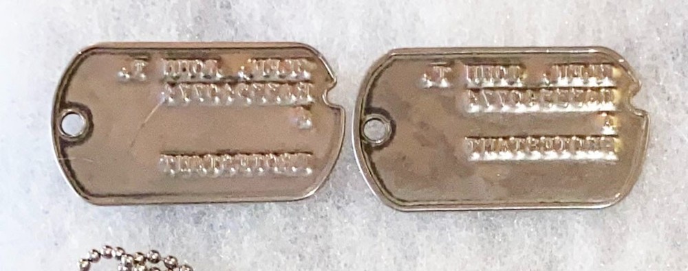John Clem Dog Tag Set