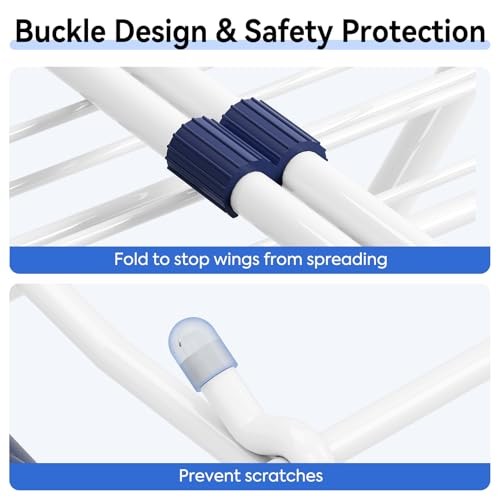 Clothes Drying Rack, Metal Drying Rack Clothing, Laundry Rack Foldable, Space