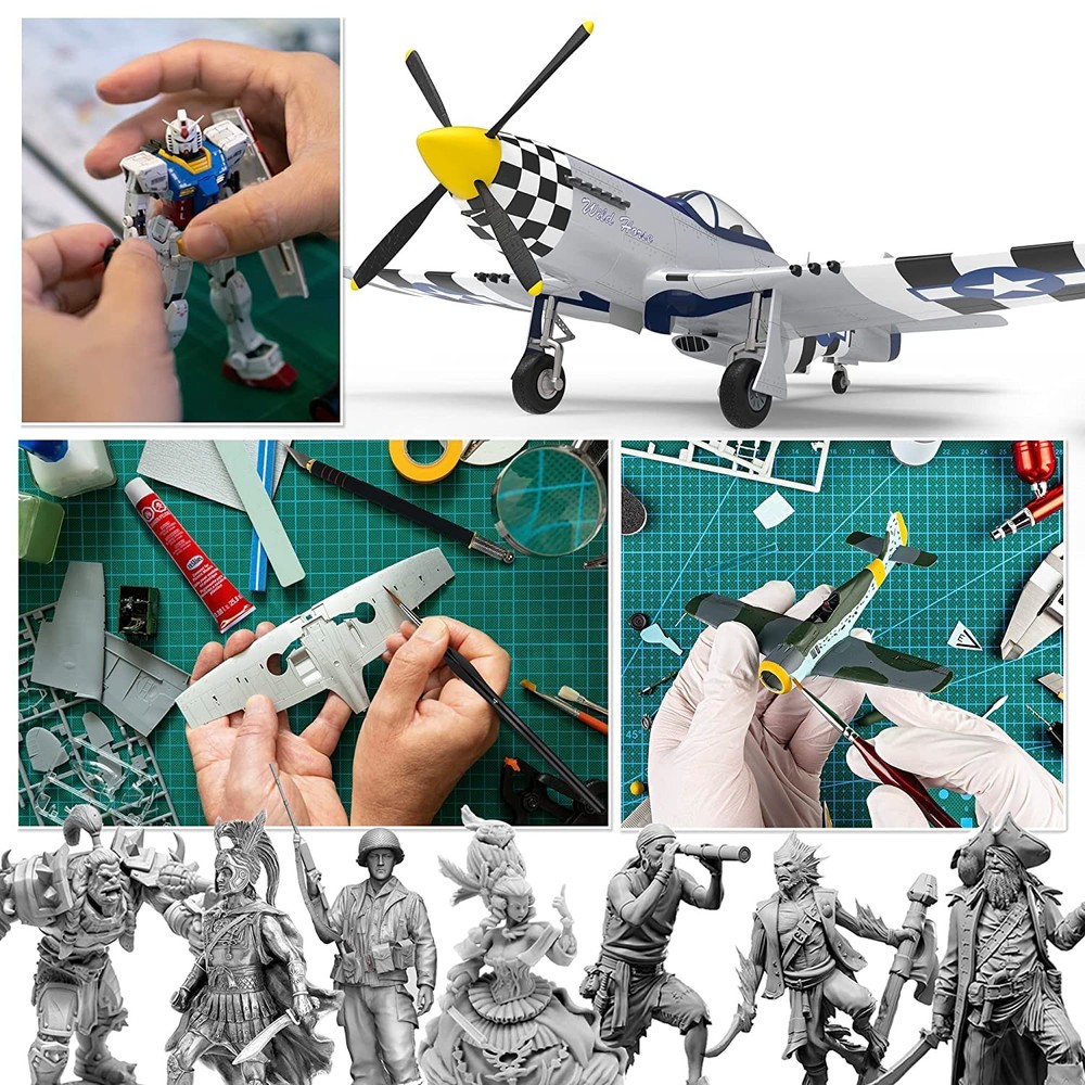 Testors Cement Glue for Plastic - Pixiss Model Tool Kit - Compatable Tools fo...