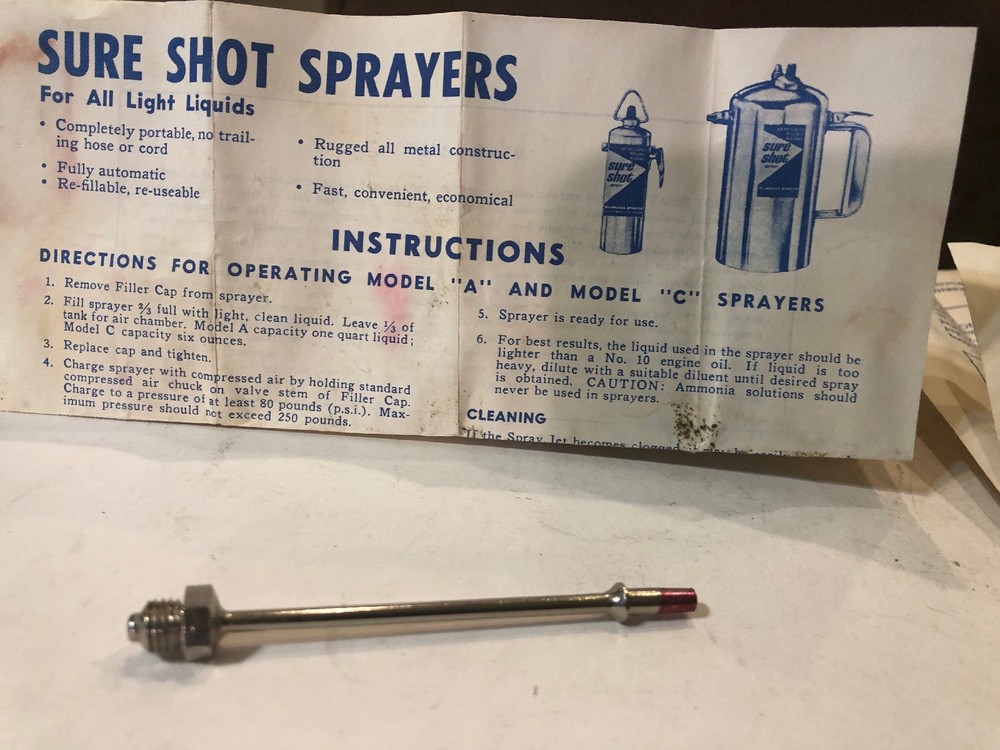 Steam Nozzle,Long,3" SURE SHOT P245