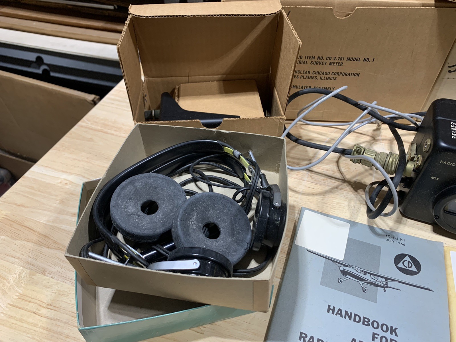 Civil Defense CD V-781 Nuclear-Chicago Aerial Radiological Survey Meter #614