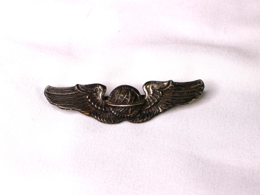 WWII AAF US Army Navigator Wings Sterling Silver N.S. Meyer