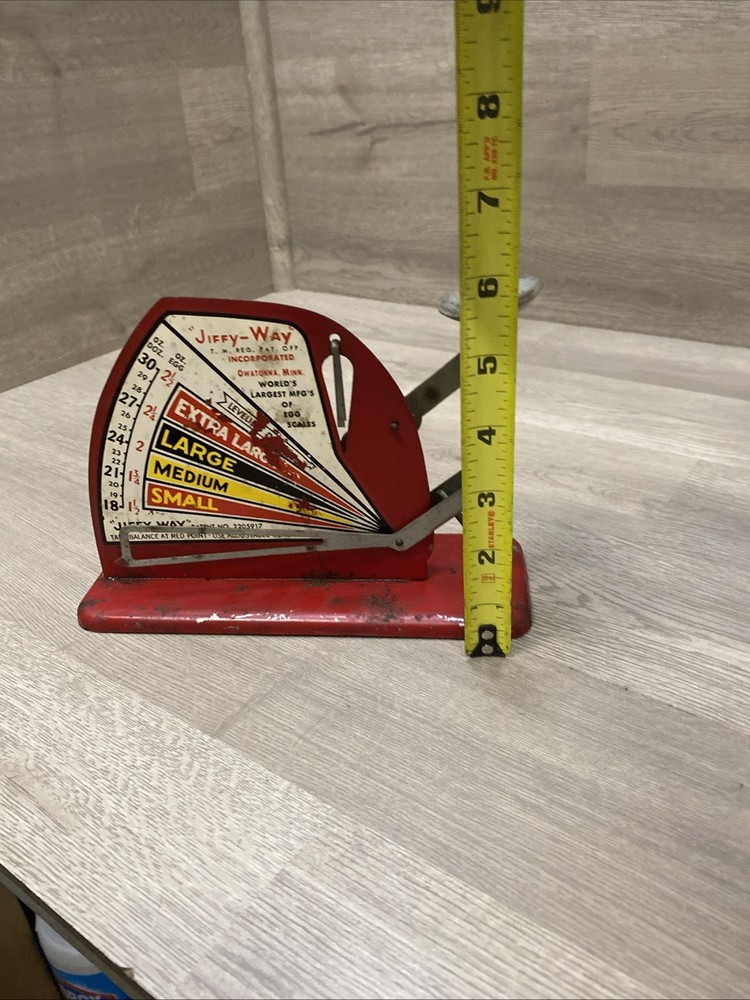 Vintage Jiffy Way Egg Scale