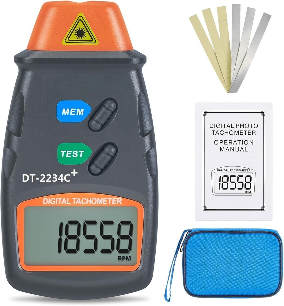 Microcomputer Technology Tachometer - Laser RPM Reader