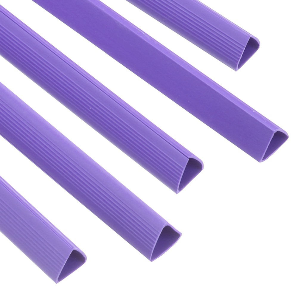 30Pcs 13x15mm Binding Bars, 120 Sheets Capacity, Purple
