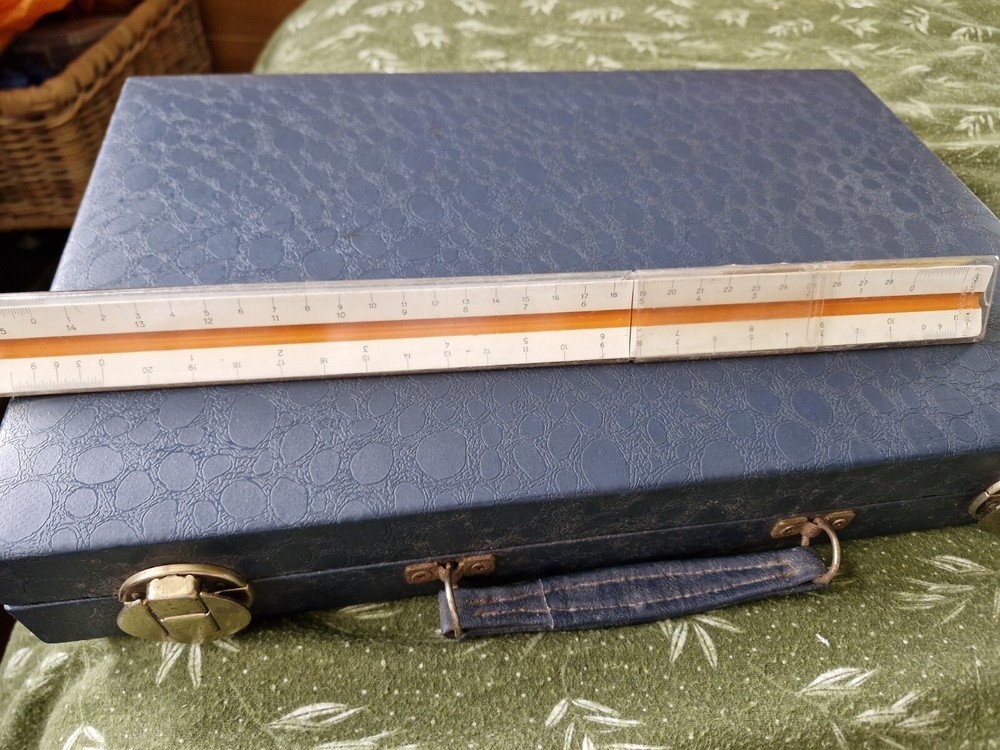 Vintage Dietzgen Plastic Triangular Scale ,made In GERMANY.