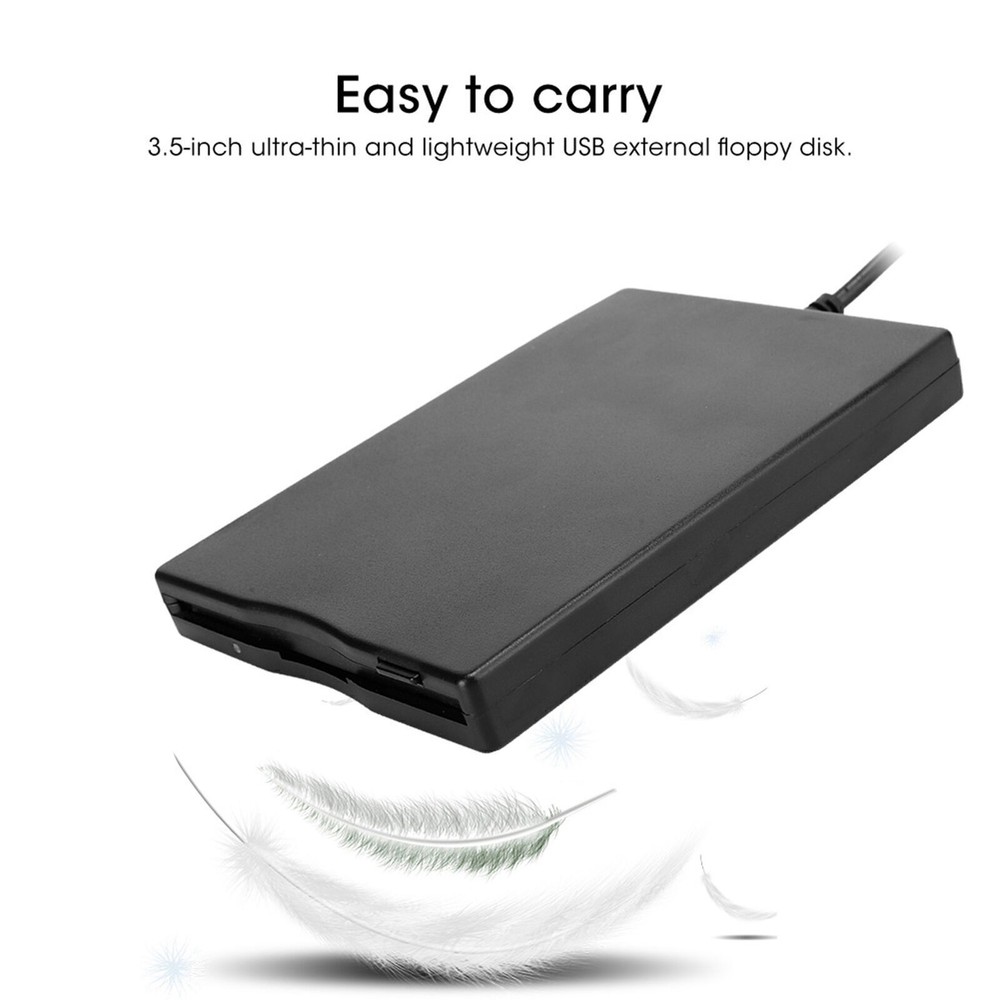 Portable Floppy Drive 3.5‑Inch Card Reader Computer Accessory External Removable