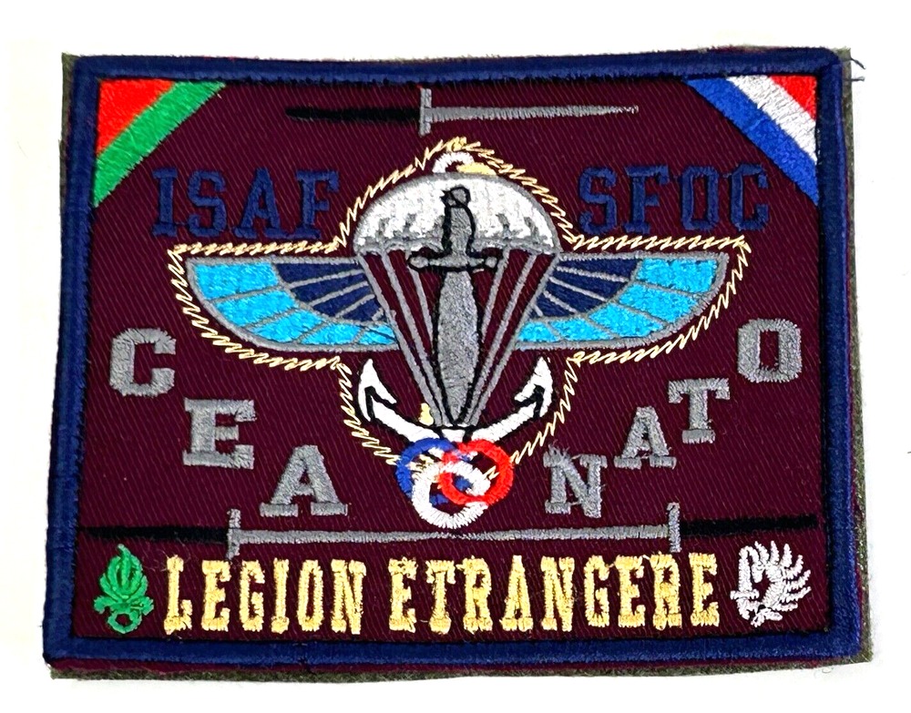 French Foreign Legion NATO Paratrooper Unit Patch