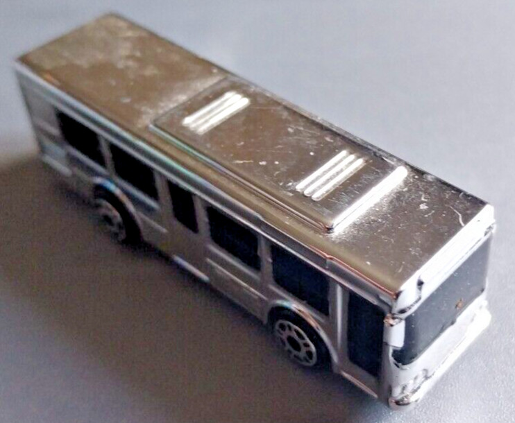 Micro Machines 110 Rare Silver Bus