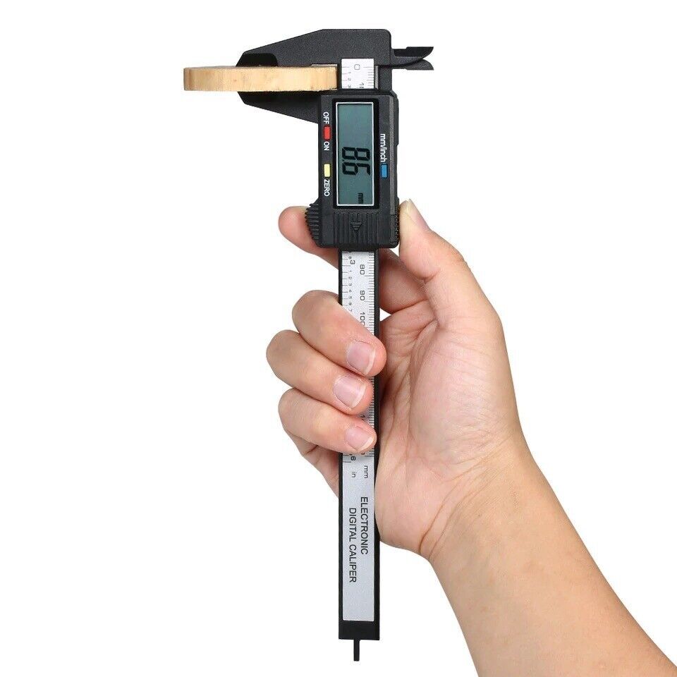 150mm LCD Digital Vernier Caliper 6 Inch Precision Micrometer Measuring Tool