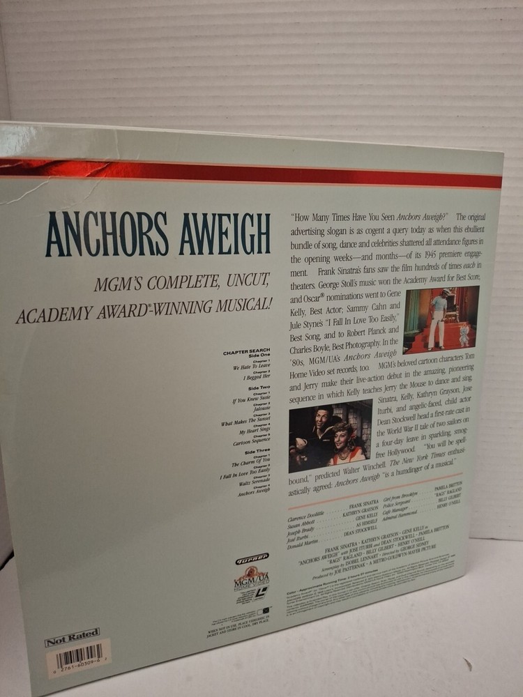 ANCHORS AWEIGH ( 1945 ,LASERDISC 2-LD )