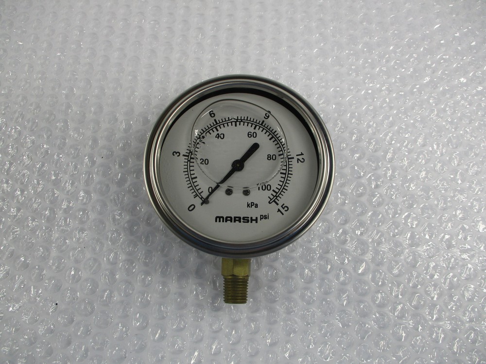 MARSH 0-15PSI GAUGE NSNP