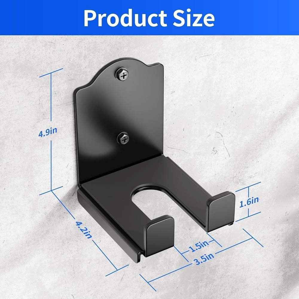 EVA-Padded Barbell Wall Rack Holder - Space-Saving Gym Storage Solution