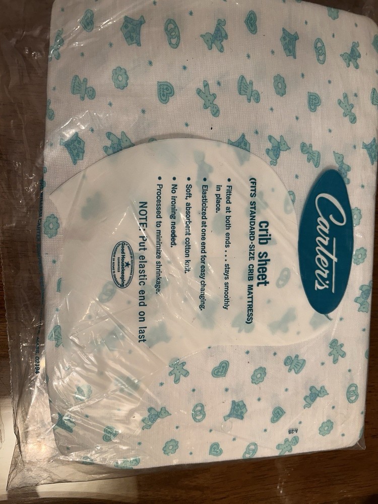 NIP VTG Carter’s Sheet Set Fitted And Flat/Top Crib Sheets