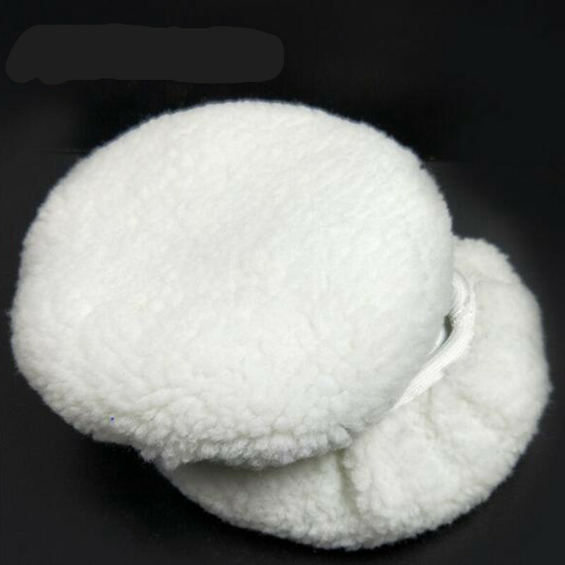 6PCS Polishing Bonnet Buffer Pads Soft Wool For 5-6" 7-8" 9-10 inch Car Polisher