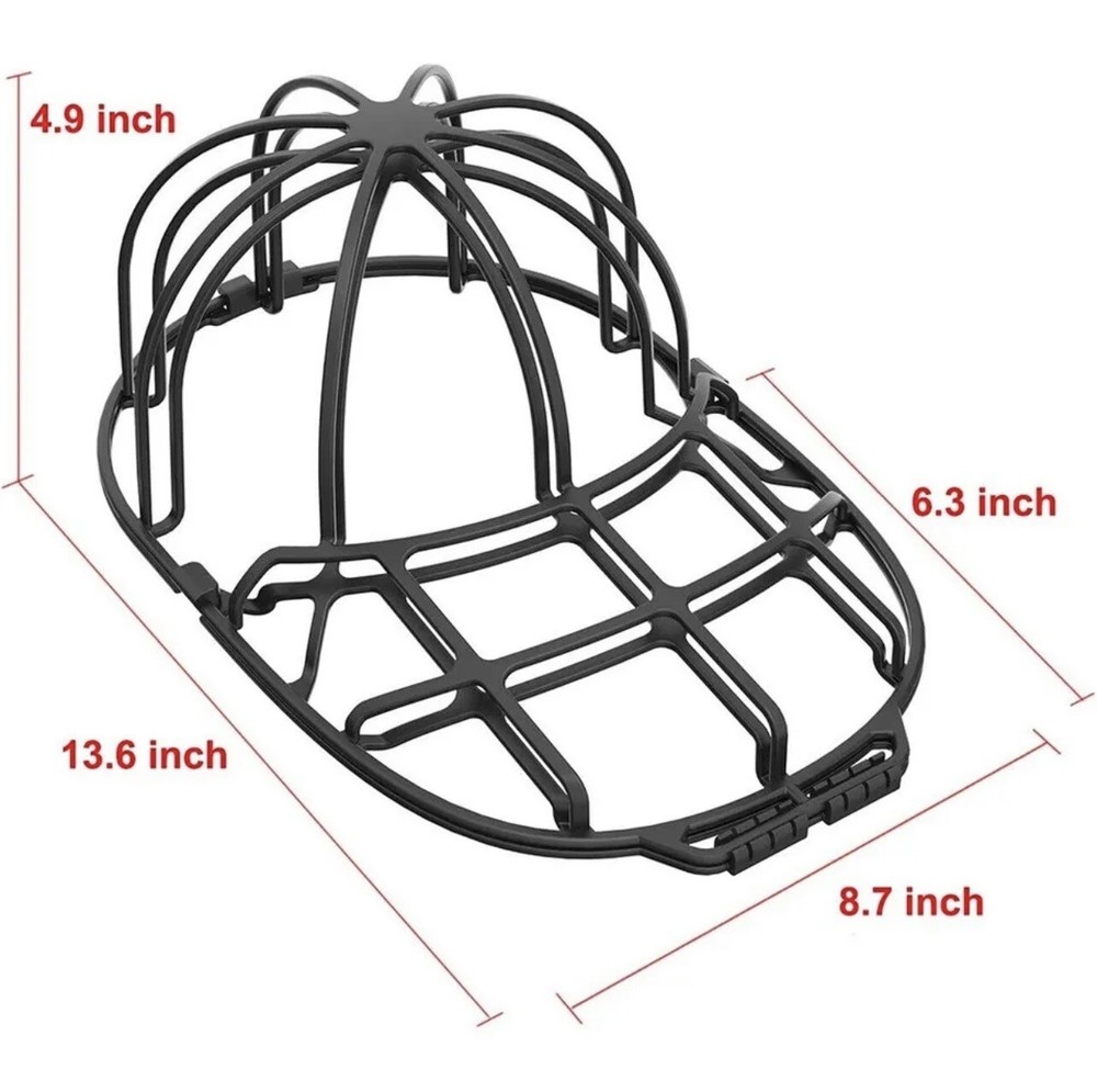 Hat Washer Baseball Cap Cleaner Protector Machine Washing Cage Cap Holder Frame