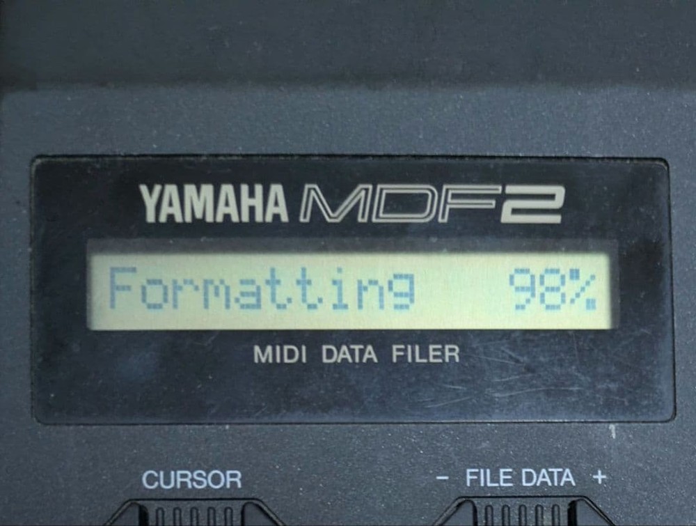 Yamaha MDF2 MIDI Data Filer Recorder Storage Sequencer Interface Hardware MIJ