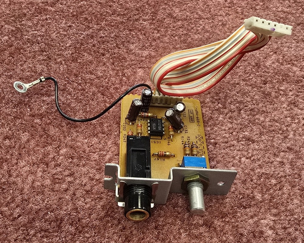Sony 1-654-603-C Headphone Jack & Level Control PC Board Assembly
