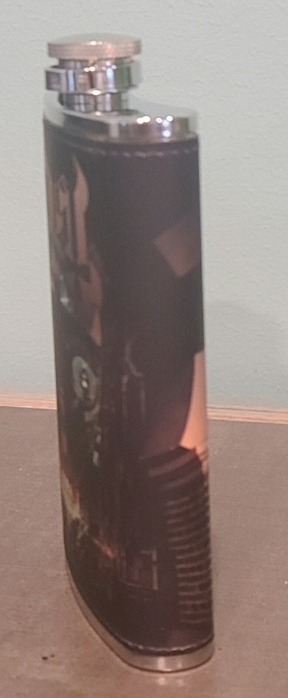 Ghost: Meliora 8 oz flask custom made NEW