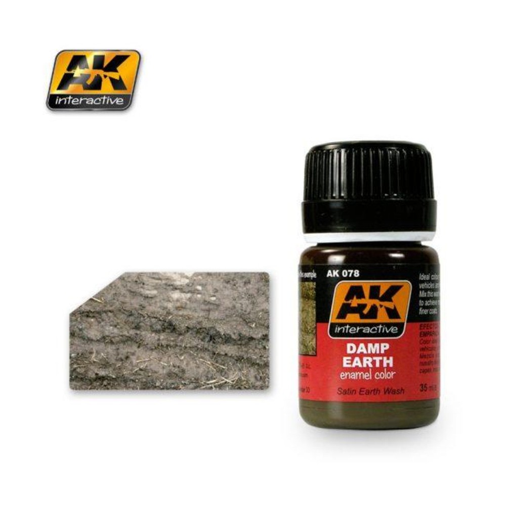AK Weathering Effect Damp Earth New