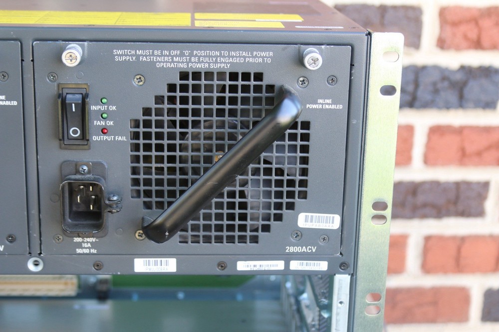 CISCO WS-C4503-E CATALYST - FAN 2x-2800ACV SWITCH CHASSIS