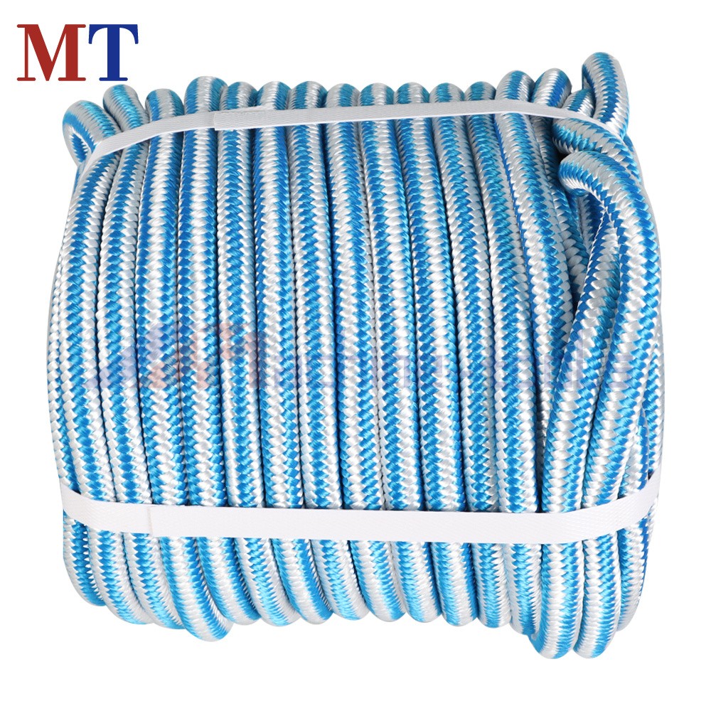 1/2" × 150' Arborist Tree Rope 16 Strand Braided Nylon Core Polyester