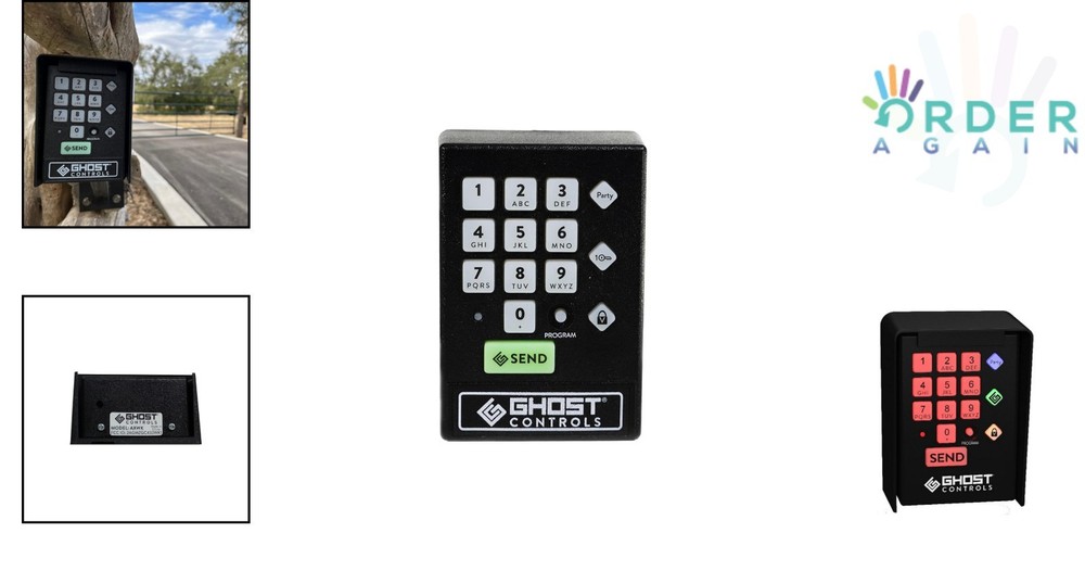 Wireless Keypad for Automatic Gate Openers Weatherproof Easy Install Secure A...