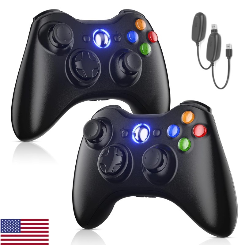 1/2PCS Wireless Controller For Microsoft Xbox 360/360Slim/360E Windows 11/10/8/7