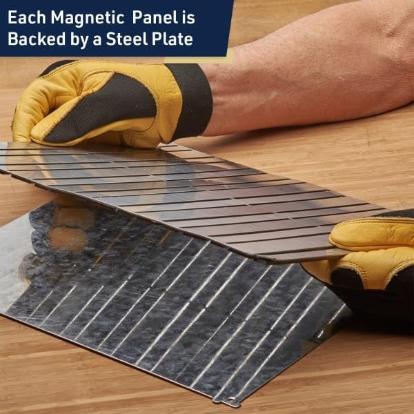 Powerful 12x12 Magnetic Storage Panel - Ideal for Garage Tool Organization