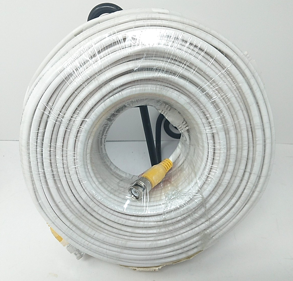 RG59/U BNC Premade Cable 100 ft-White